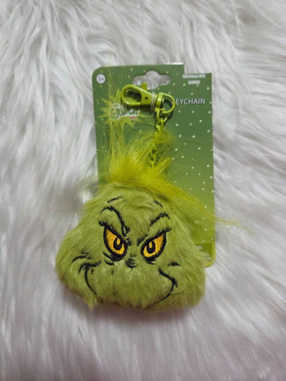 Grinch Plush Keychain